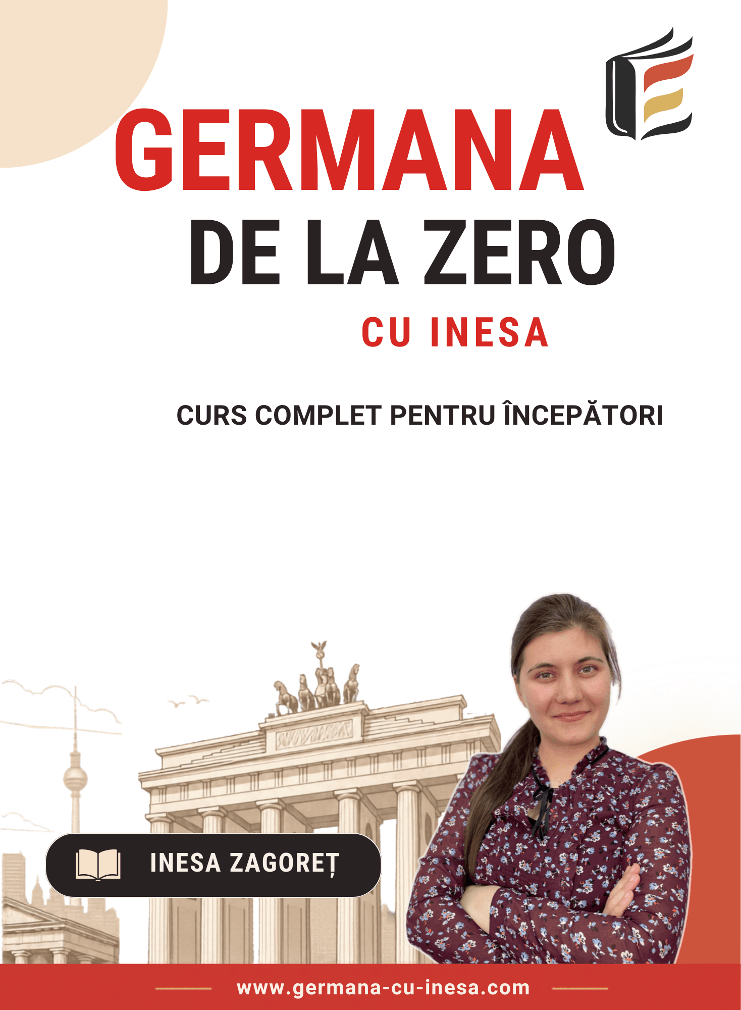 Coperta cărții tipărite Germana de la Zero